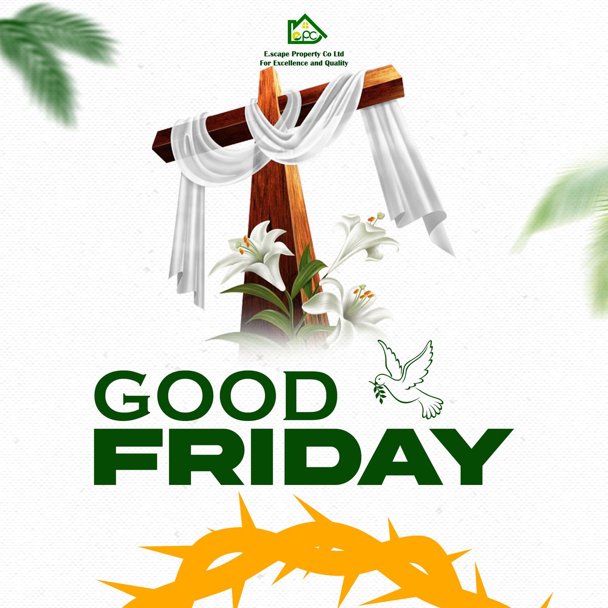 E_ScapeProperty's tweet photo. E.SCAPE PROPERTY COMPANY LTD
Inawatakia Ijumaa Kuu njema! ✝️
Asante kwa kutuchagua kuwa kampuni yenu pendwa ya ardhi!

Timiza malengo yako na E.Scape!
📍 Uhindini, Dodoma – Wazazi Complex
📞 0742 162 440

For Excellence and Quality. https://t.co/Z2v1w0a6GL