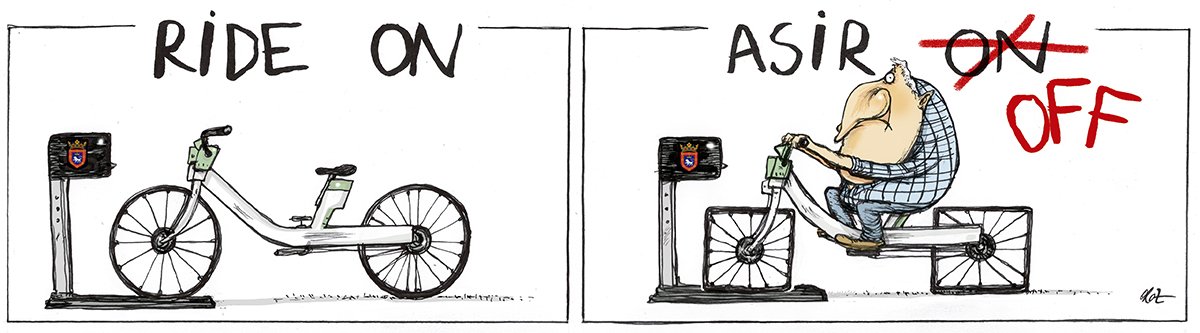 latiradeoroz's tweet image. Bicis eléctricas.#PamplonaIruña Dos tiras seguidas, la actualidad q pasa de un día a otro.  latiradeoroz.es