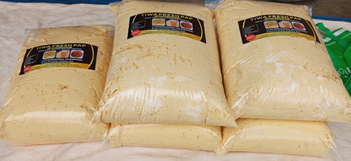 QUBRAH11's tweet photo. Good morning lovelies ๐ค
Are you looking for where to get fresh #PAP #OGI #AKAMU โ
@tiwa_pap got you covered ๐
Smooth, fresh & made from quality grains
I'm available to take your order
5 LITTERS ๐ถ N9K
Location #IBADAN
#FreshPap #Akamu #TiwaPap #SupportLocalBusiness https://t.co/nxIuXZM4xH
