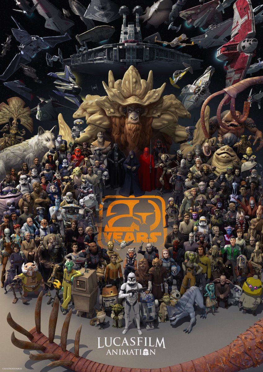 Cheers to 20 years of Lucasfilm Animation. #StarWarsCelebration