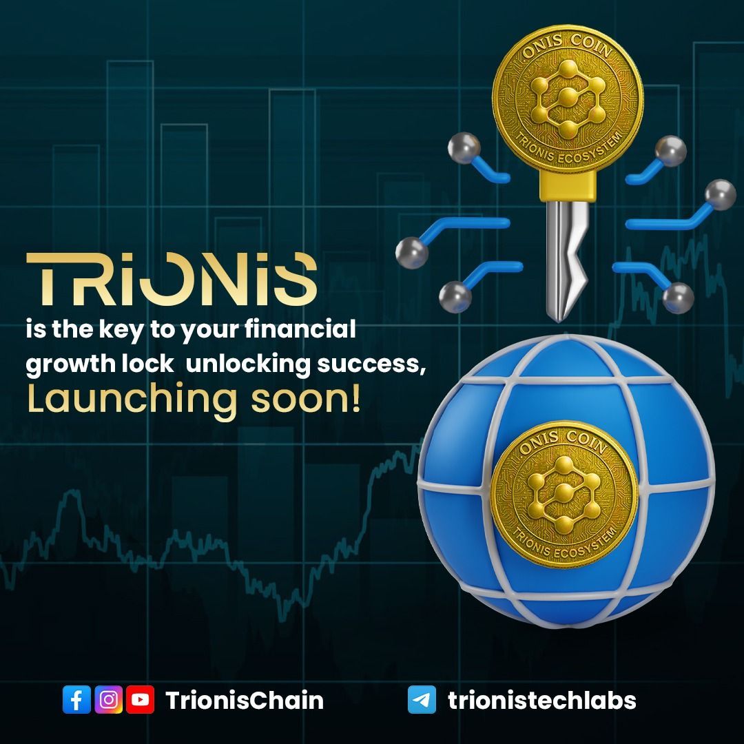 TrionisChain's tweet photo. 🔐 Unlock success with #Trionis — your key to unstoppable crypto growth! 💰🗝️
🚀 Launching soon.
Follow 👉 @TrionisChain | @trionistechlabs

#CryptoKey #Web3 #DeFi #Blockchain #TrionisEcosystem #CryptoFuture https://t.co/VHNN5I6esB