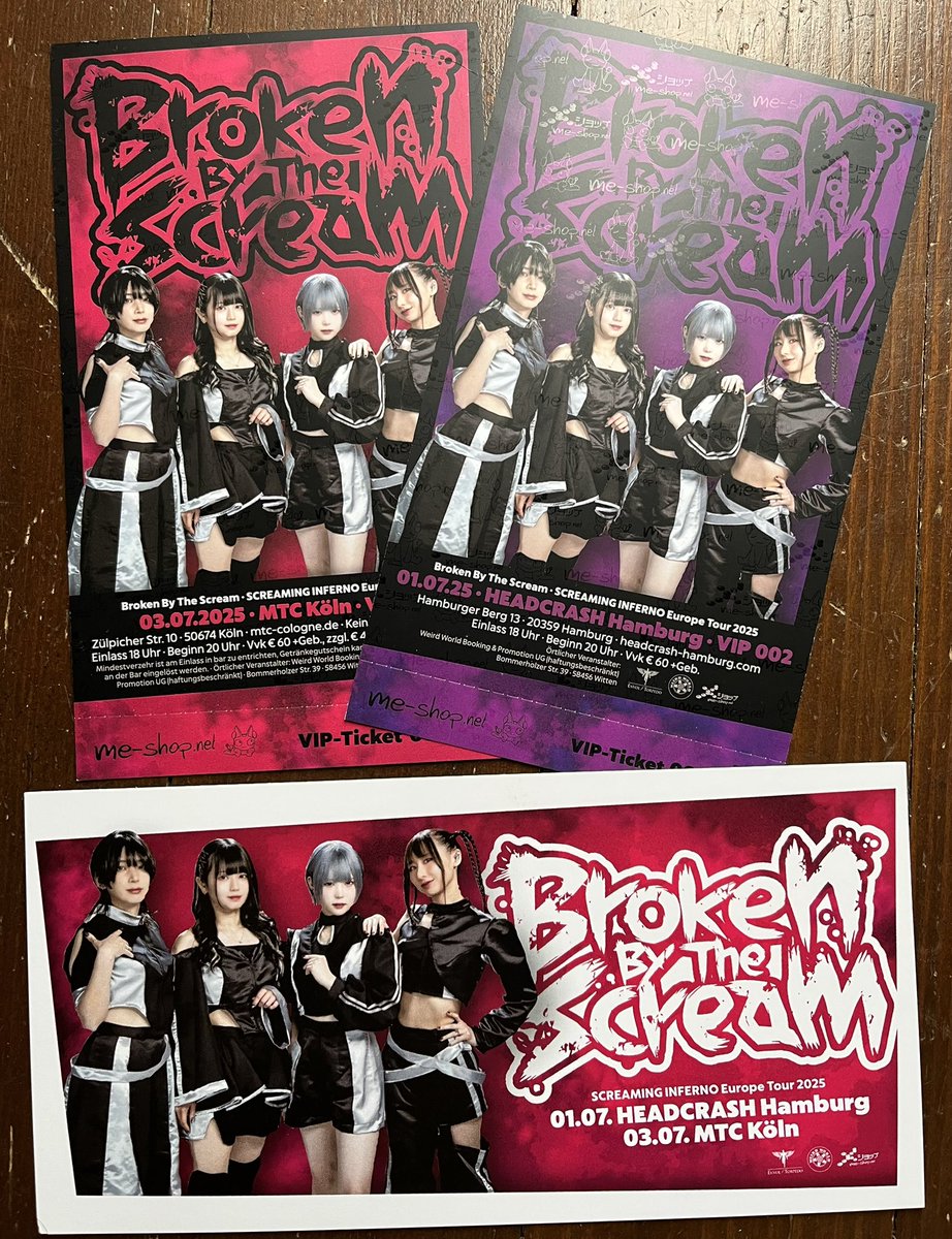 bbtsfangermany's tweet photo. The tickets designed for Germany arrived today. I'm really looking forward to the EU tour and can hardly wait to meet the members in person again.

#BBTS
#brokenbythescream
#BBTSeuropetour https://t.co/Z8OqhzVr4p