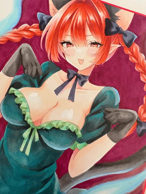 中色紙たのし〜!あとちょっとで完成 