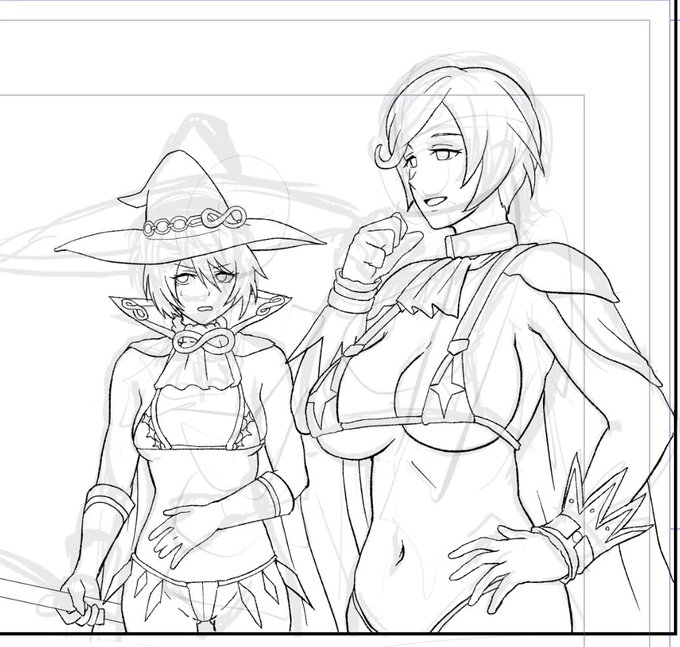 WIP 一体何を描いているのか自分でもわからなくなるよ 