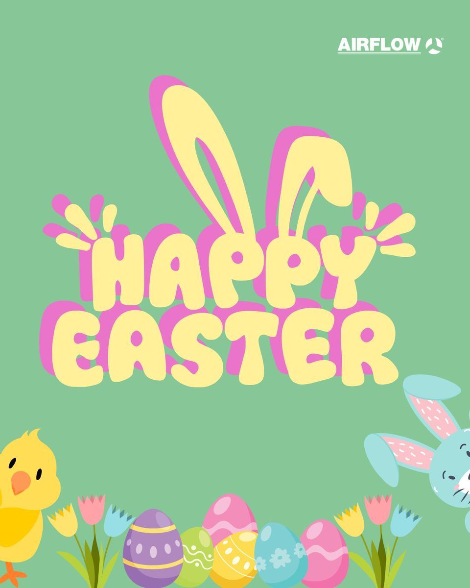 Hoppy Easter from a very egg-cited team at Airflow! 🐇

Don’t forget that if you’re an installer of Airflow products, you can earn Double Points this Easter with any eligible Airflow Rewards products. Until the 21st April 2025. 🐣

#Easter #Spring #Holiday #AirflowDevelopments