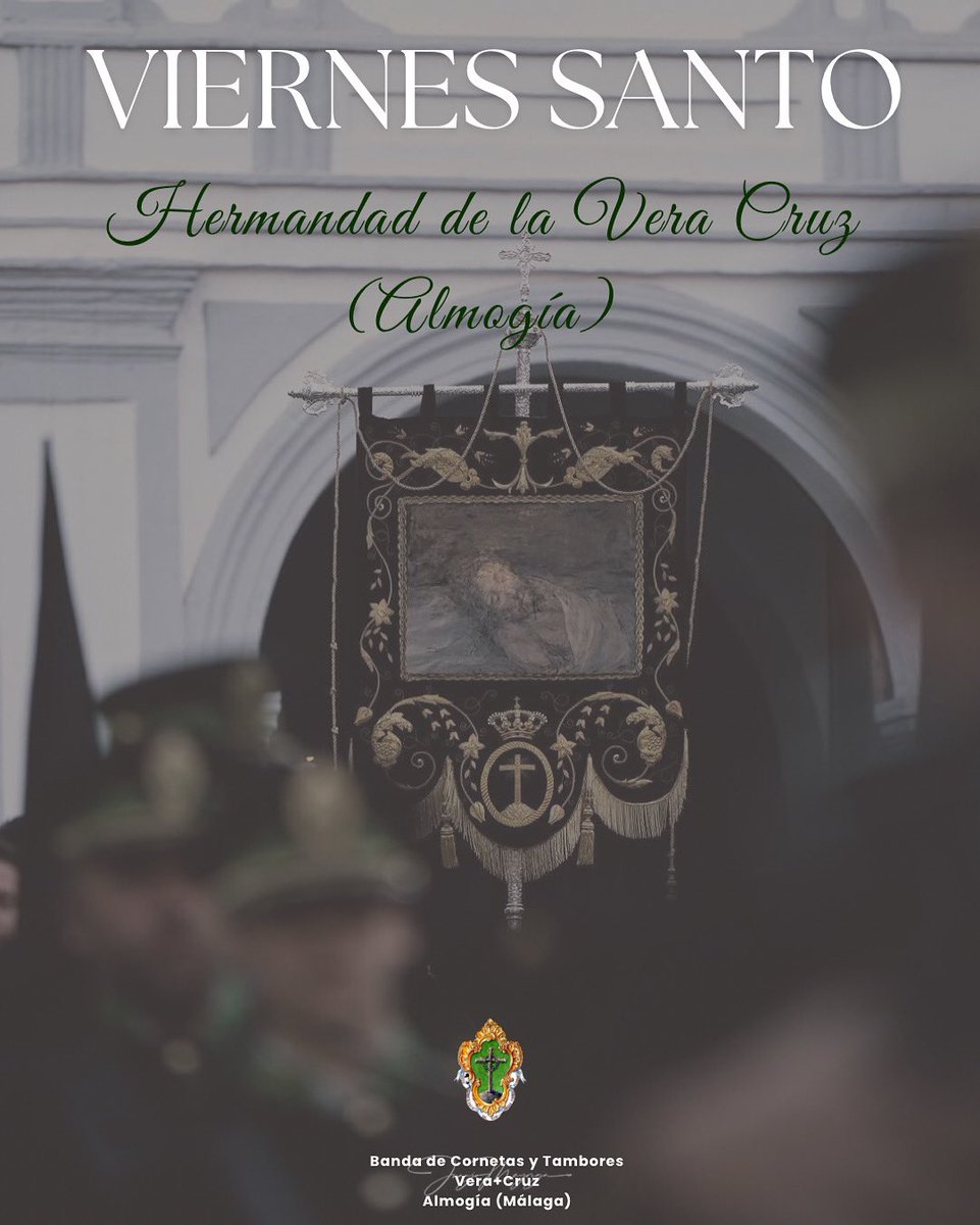 BCT_veracruz's tweet photo. //AGENDA//

𝐒𝐢𝐥𝐞𝐧𝐜𝐢𝐨…

Cristo, el de la Vera+Cruz, ya ha sido desclavado, y luce en el sepulcro, expirado…

Hoy es 𝐕𝐢𝐞𝐫𝐧𝐞𝐬 𝐒𝐚𝐧𝐭𝐨 de Vera+Cruz, y rendimos honores a nuestro rey entregado.

#suenaveracruz #viernessanto  #BCTveracruz #almogia #semanasanta2025 #cofrades