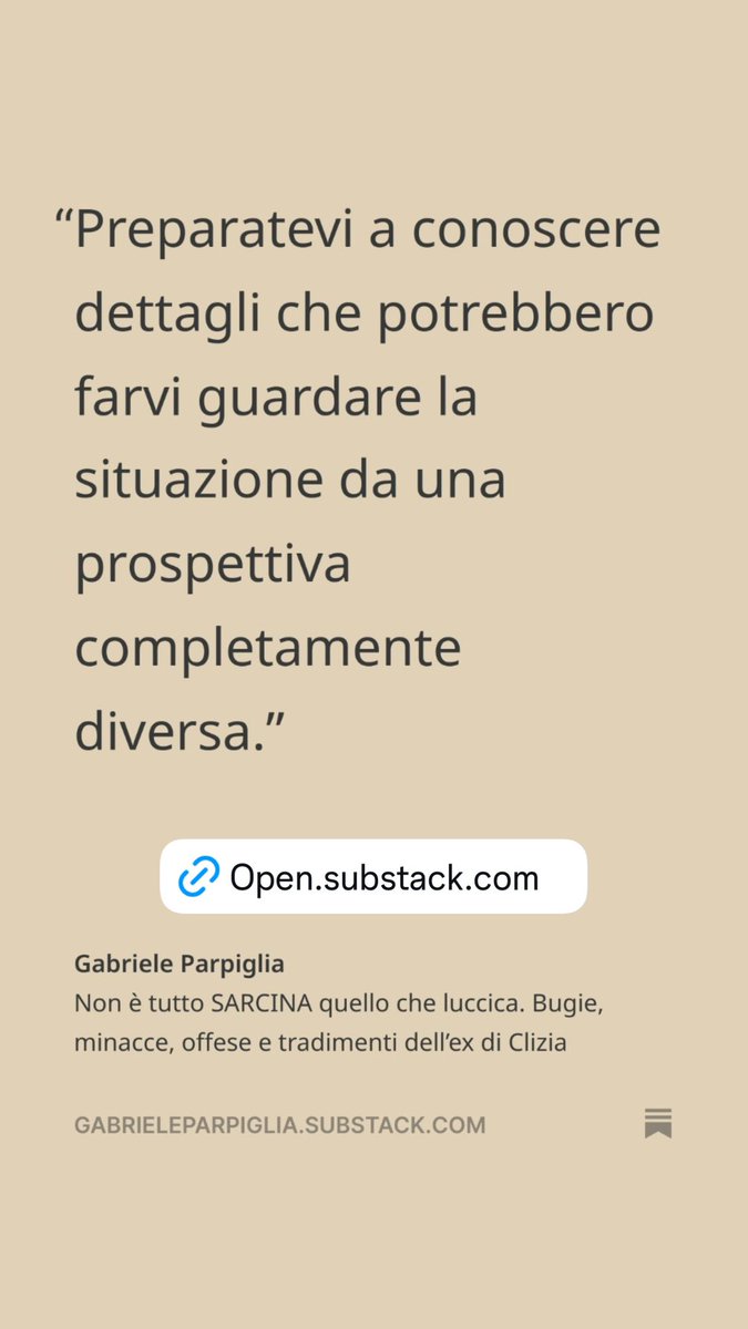 Parpiglia's tweet photo. https://t.co/tG3CrmXdGD #clizia #sarcina https://t.co/n0INoTAFFH