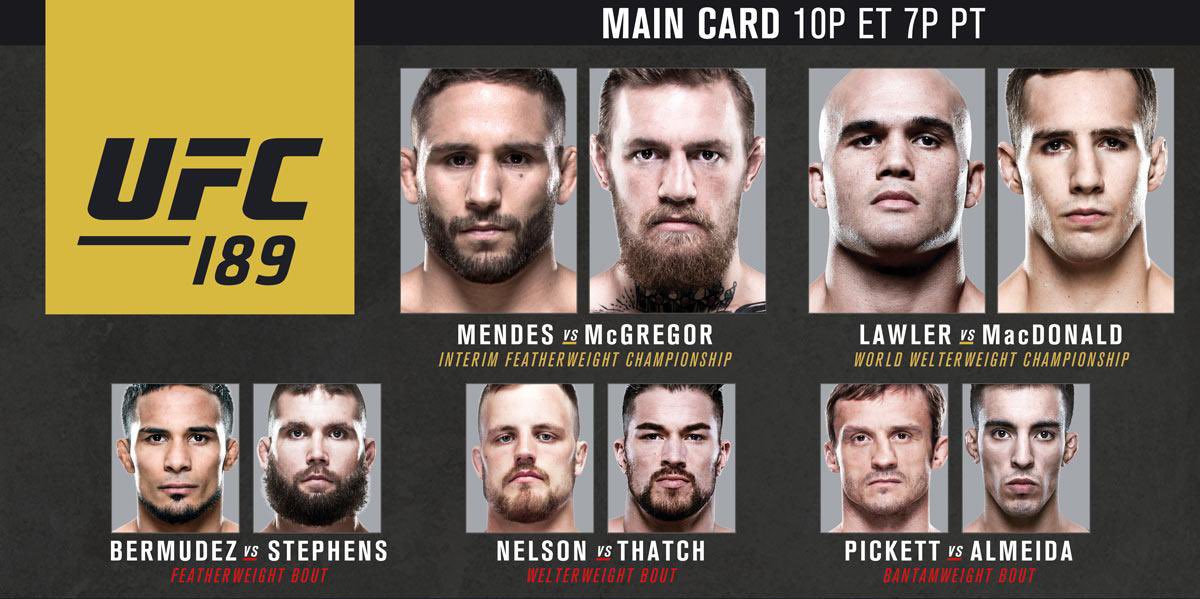 streets will never forget UFC 189