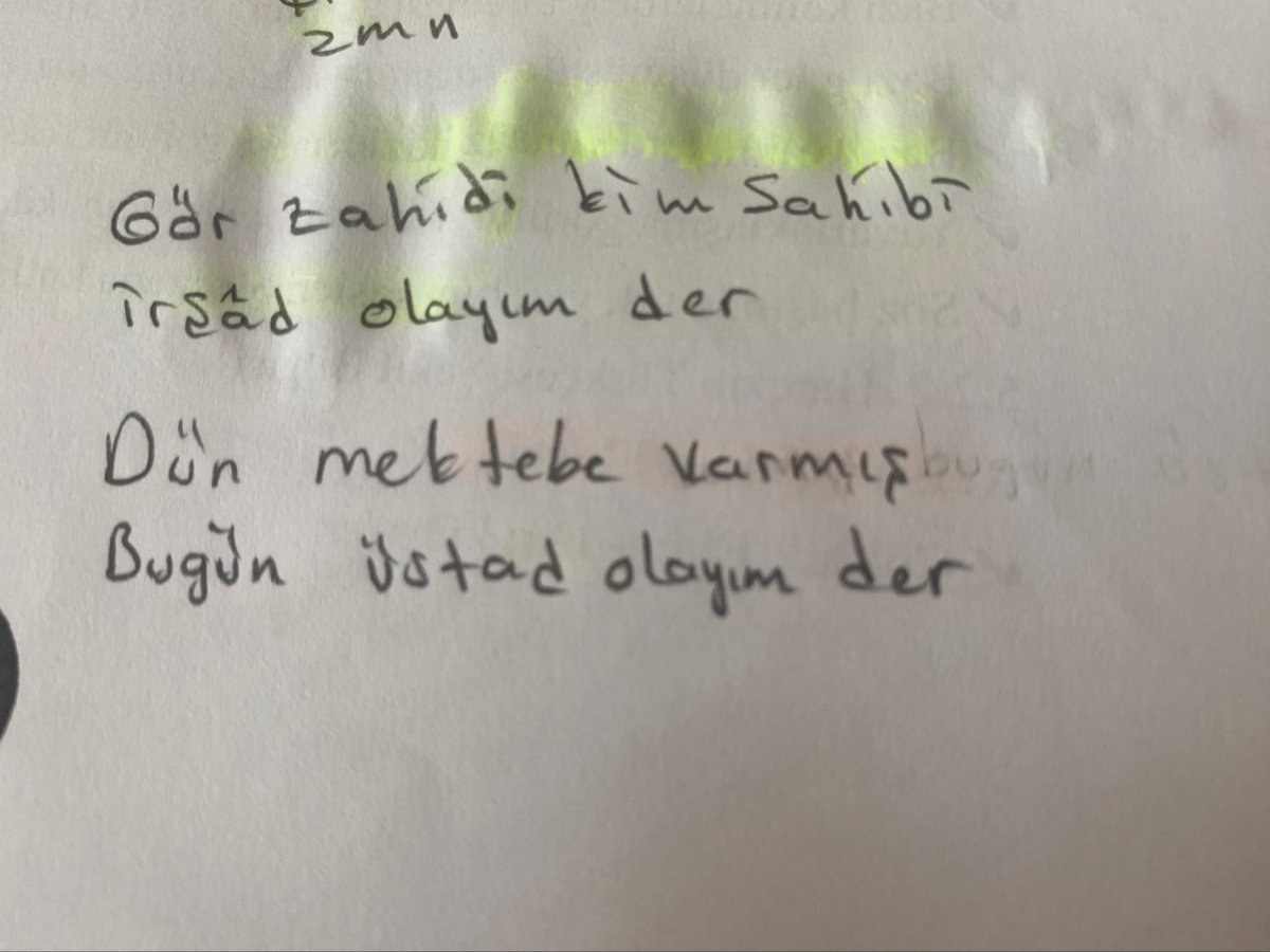 Zahit bizi tan eyleme…