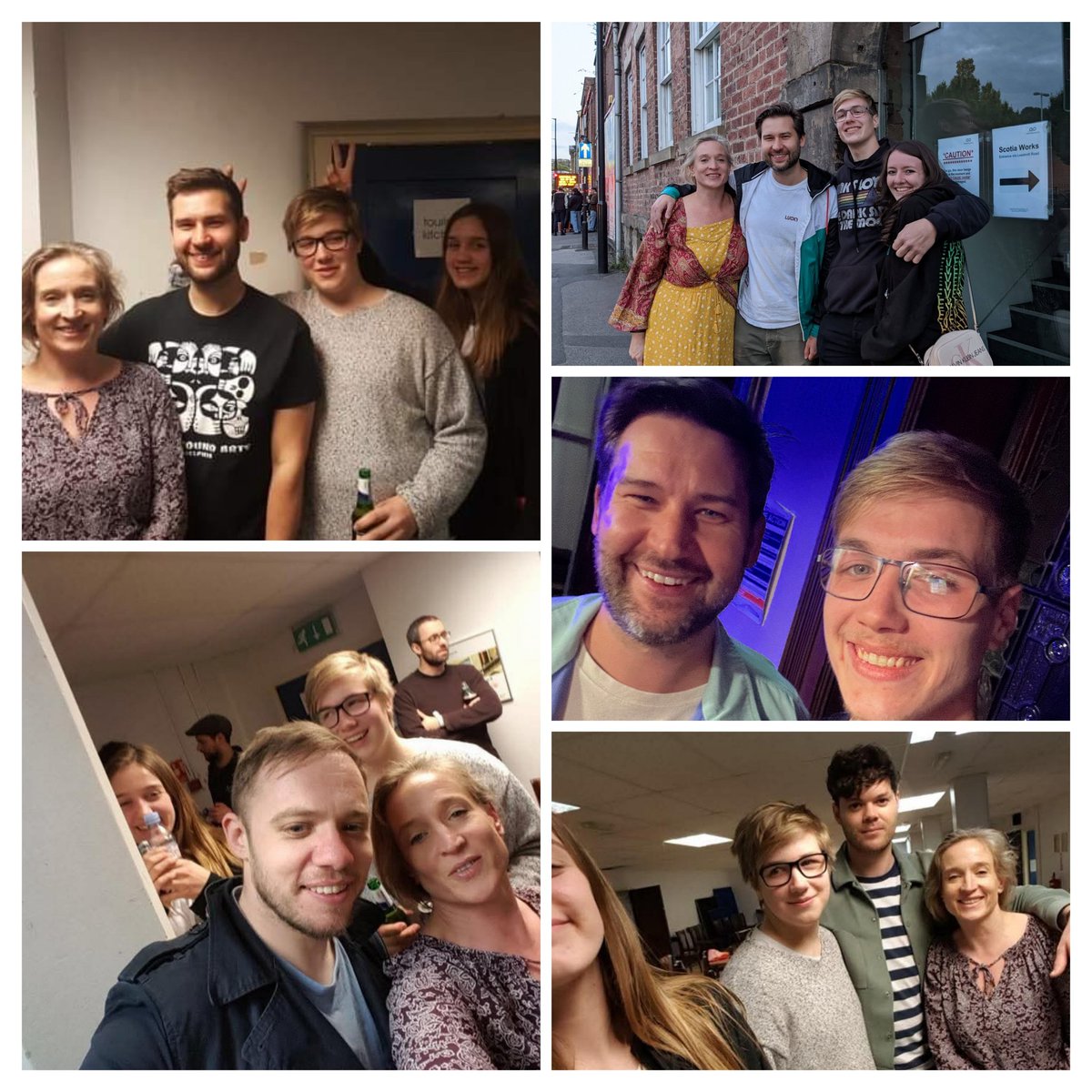 HarrisonLuke_Mu's tweet photo. A few pics with @E_E_  over the years, must've been following you guys for 12-13 years now, keep up the amazing music! #indiemusic #alternative #everythingeverything #mountainhead #GTH10years https://t.co/bVFCqj873m