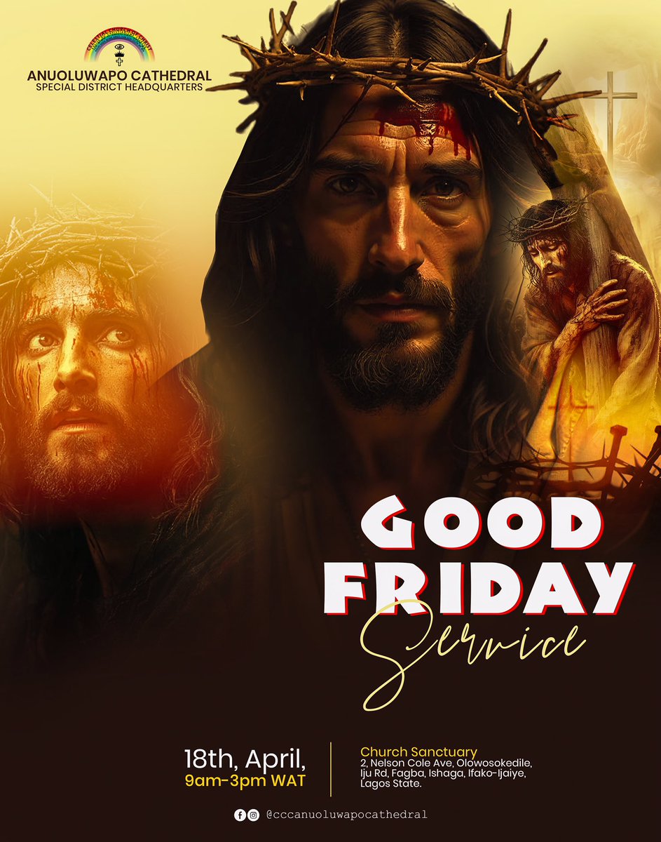 OSolorichie's tweet image. Happy Good Friday to y’all 💜
Not all heroes wear cape, One wore a crown of Thorns 🥹