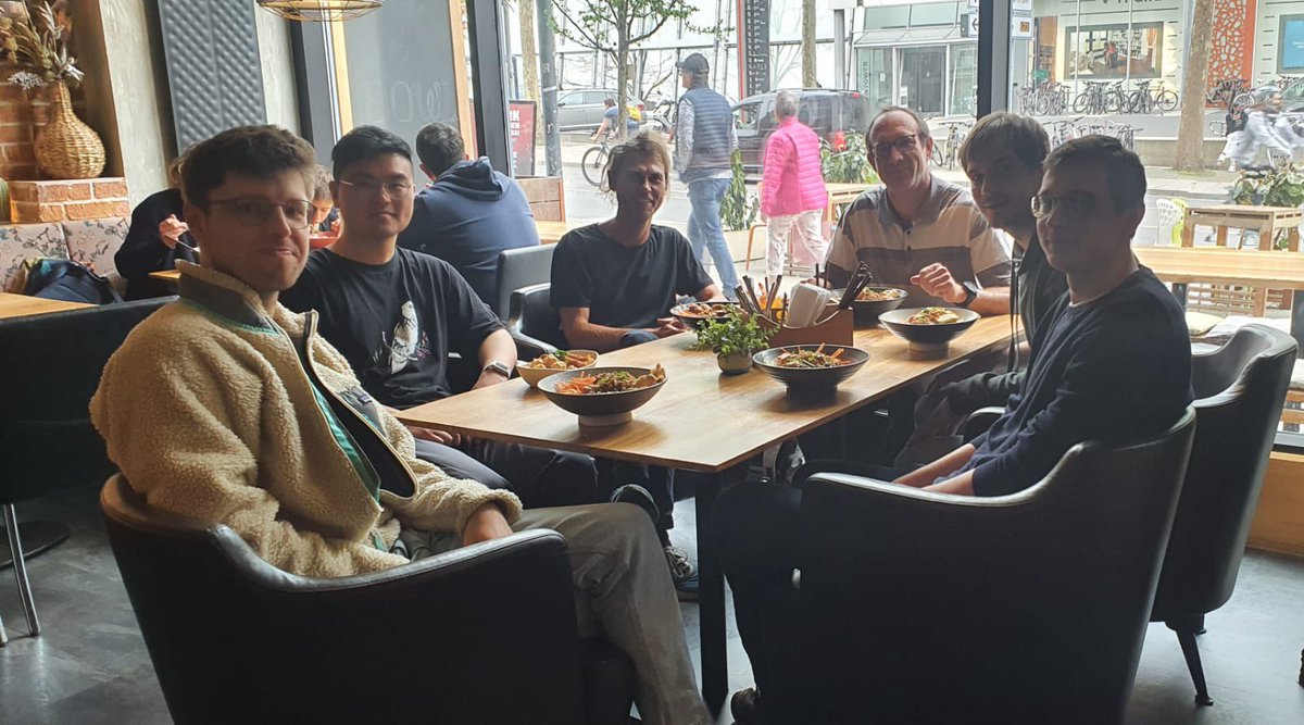 ELLIS Unit Jena (@ellis_unit_jena) on Twitter photo 🥘 ELLIS Unit Jena team lunch this April with <a href="/vitusbenson/">Vitus Benson</a>, Paul Bodesheim, Jan Blunk (<a href="/UniJena/">Universität Jena</a>), <a href="/geobrenning/">Alexander Brenning</a>, <a href="/Conrad__Philipp/">Conrad Philipp</a> and our new associated team member Bing Xu — great discussions and connections all around 💡 🥘 ELLIS Unit Jena team lunch this April with <a href="/vitusbenson/">Vitus Benson</a>, Paul Bodesheim, Jan Blunk (<a href="/UniJena/">Universität Jena</a>), <a href="/geobrenning/">Alexander Brenning</a>, <a href="/Conrad__Philipp/">Conrad Philipp</a> and our new associated team member Bing Xu — great discussions and connections all around 💡