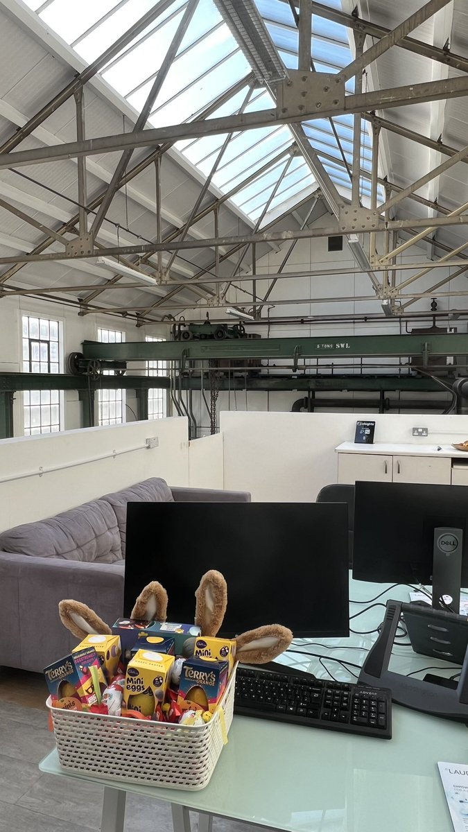 New work space at <a href="/waterandsteam/">London Museum of Water & Steam</a> is ready for Easter!