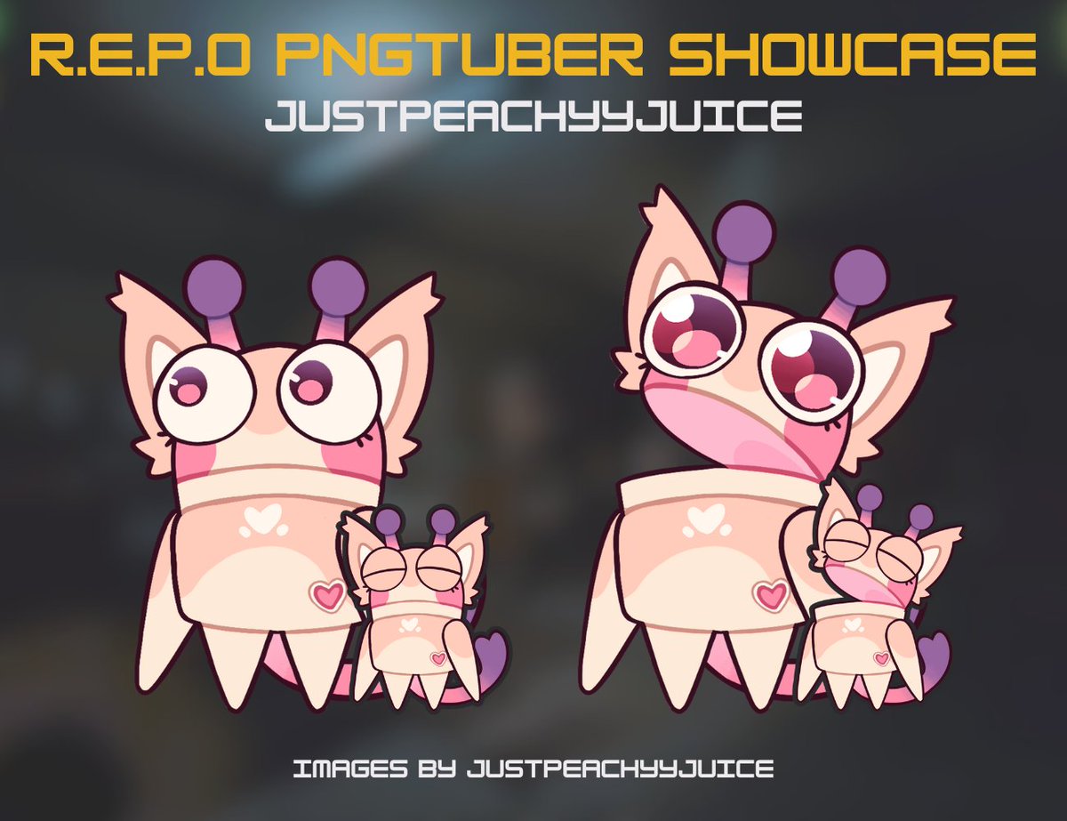 _peachyjuice's tweet photo. ⚙️REPO PNGTubers⚙️
Recent REPO PNGTubers Ive done!