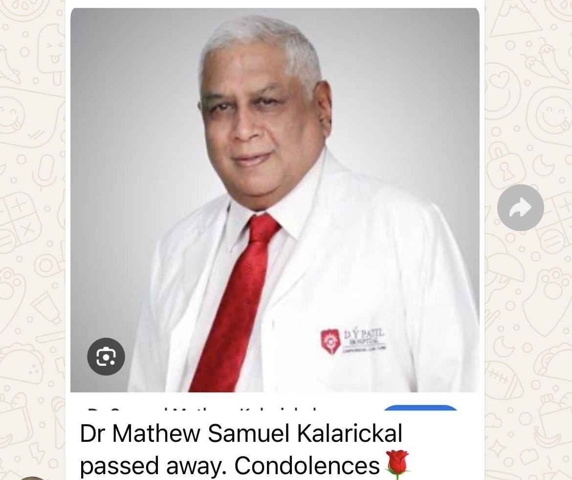 Hany Ragy (@hragy) on Twitter photo One of the world’s best interventional cardiologists , a real mentor , he taught many his incredible skills, my friend.
RIP Mathew One of the world’s best interventional cardiologists , a real mentor , he taught many his incredible skills, my friend.
RIP Mathew