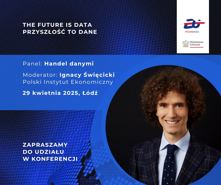 CYFRA_GOV_PL's tweet photo. 📢 Zapraszamy na panel dyskusyjny „Handel danymi” podczas konferencji: The Future is Data. Przyszłość to dane.

Codziennie udostępniamy w sieci dane osobowe, finansowe czy zdrowotne – często nieświadomie, akceptując regulaminy platform. Tymczasem rośnie liczba wycieków, a kradzież tożsamości to realne zagrożenie.

 🎤 Moderator: Ignacy Święcicki
🧠 W panelu wezmą udział:
- płk Łukasz Jaworski, Szef @CSIRT_MON , @MON_GOV_PL 
- Karolina Mojzesowicz, Zastępca Szefa Unitu, Ochrona Danych, Dyrekcja Generalna ds. Sprawiedliwości i Konsumentów, @EU_Commission 
- Łukasz Wojewoda, Dyrektor Departamentu Cyberbezpieczeństwa, @CYFRA_GOV_PL 
- Inga Žukauskienė, Dyrektor Regionalnego Centrum Obrony Cybernetycznej w Narodowym Centrum Bezpieczeństwa Cybernetycznego Litwy.

Rejestracja na stronie:
https://t.co/2lc2IOk5j1

Szczegółowy program konferencji znajdziecie na stronie wydarzenia:
https://t.co/RL90cxbfdu

#TheFutureIsData #Cybersecurity #DataPrivacy #DigitalPolicy #Poland25eu #MinisterstwoCyfryzacji #OtwarteDane #DataScience