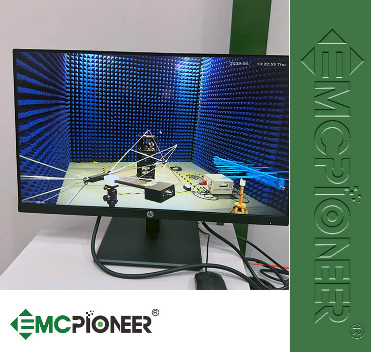 EMCPIONEER_EMC's tweet photo. EMC monitor system is used to monitor the internal environment of the EMC test chamber. Engineer can adjust the zoom and focal length and direction of the camera in the control room. https://t.co/a6BmtIudC6