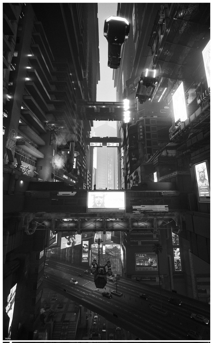 Yama_VP's tweet image. •Urban Layers Section 

#Urban #Section #BW 
#Cyberpunk2077 #VirtualPhotography 
#Photography #StreetPhotography
#PlayStation #PS5 
#Yama山