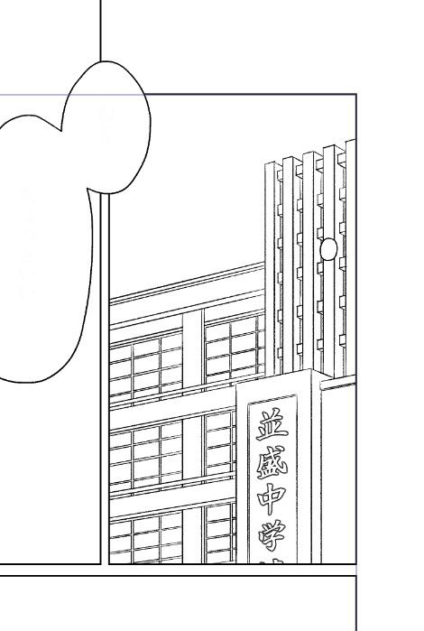 並中が舞台なら黒曜ランド描かなくていいんだ!って喜んでたけど並中もまぁまぁ線が多い 