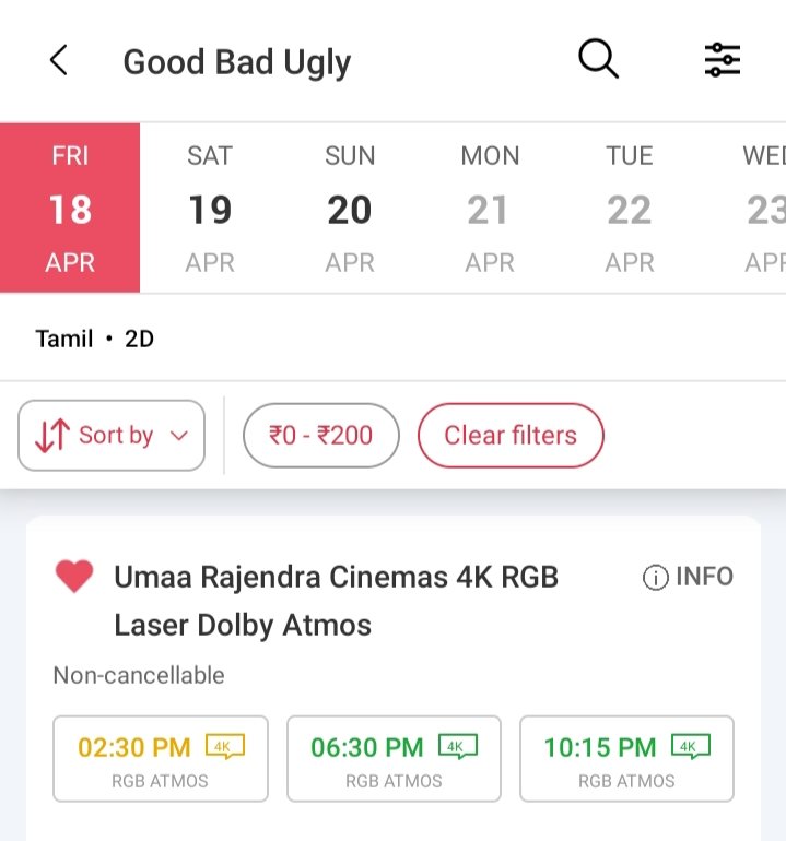 AFC__Dindigul's tweet photo. Dindigul city today afternoon #GoodBadUgly shows ๐๐ป๐ฅ๐
#Ajithkumar #Gbublockbuster @umaarajendra #Aarthitheatre https://t.co/S4CX1z4A7d