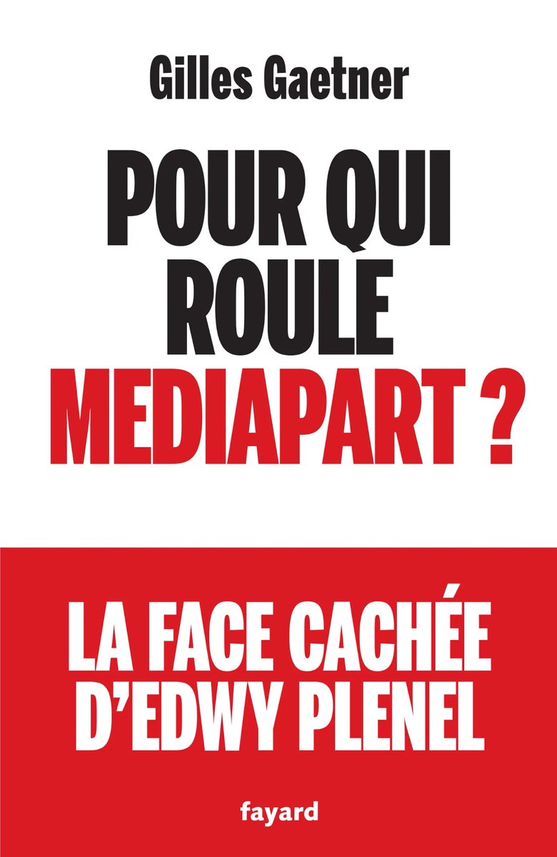 Le livre est sorti il y a 10 jours !

L’auteur n’a toujours pas été invité chez :
C à Vous
C dans l’Air
C ce Soir
C l’Hebdo
C Politique
Complément d’Enquete
Cash Investigation
Quotidien 
et évidemment aucune émission de France Inter, France Culture ou LCP…
🤷🏻‍♂️