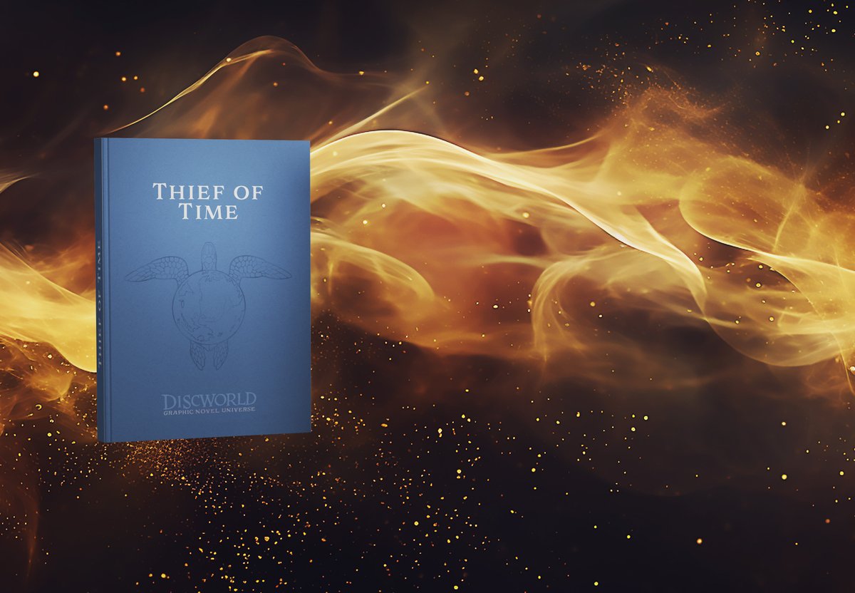 The Terry Pratchett Estate (@pratchettonline) on Twitter photo In April 2026, Thief of Time, adapted by <a href="/GaryChudleigh/">Gary Chudleigh</a>, illustrated by Rachael Stott and coloured by <a href="/elliewrightart/">Ellie Wright</a> will publish, following fan-favourite Susan and this time-bending tale.
You can pre-order here: waterstones.com/book/342916-un… In April 2026, Thief of Time, adapted by <a href="/GaryChudleigh/">Gary Chudleigh</a>, illustrated by Rachael Stott and coloured by <a href="/elliewrightart/">Ellie Wright</a> will publish, following fan-favourite Susan and this time-bending tale.
You can pre-order here: waterstones.com/book/342916-un…