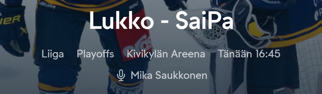repejck's tweet photo. Mahtavaa, kiitos #liiga️ #saukkonen #mertaranta https://t.co/cdSemvJStY