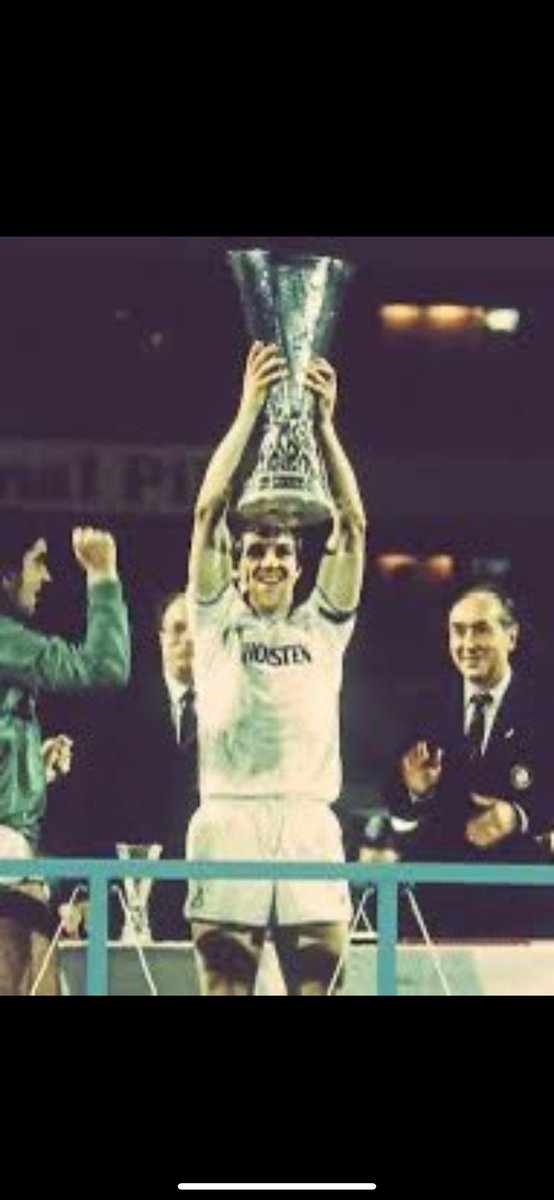 Proudest moment of my career captaining this wonderful club to the 1984 uefa cup final. 
I want nothing more for Tottenham to do this again. 
The boys and the manager got it so right last night now on to the semi finals. Two games to get this club back were it belongs.