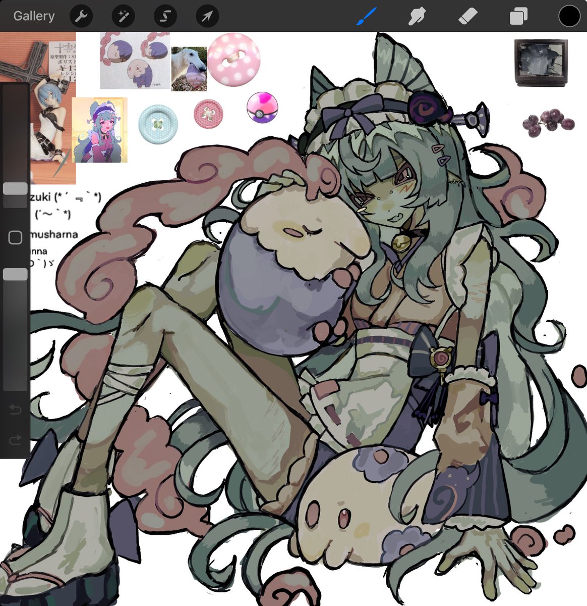 mizuki , musharna , munna ( −︿−) ᶻ 𝗓 𐰁

#pokemon #mizuki #GenshinImpact