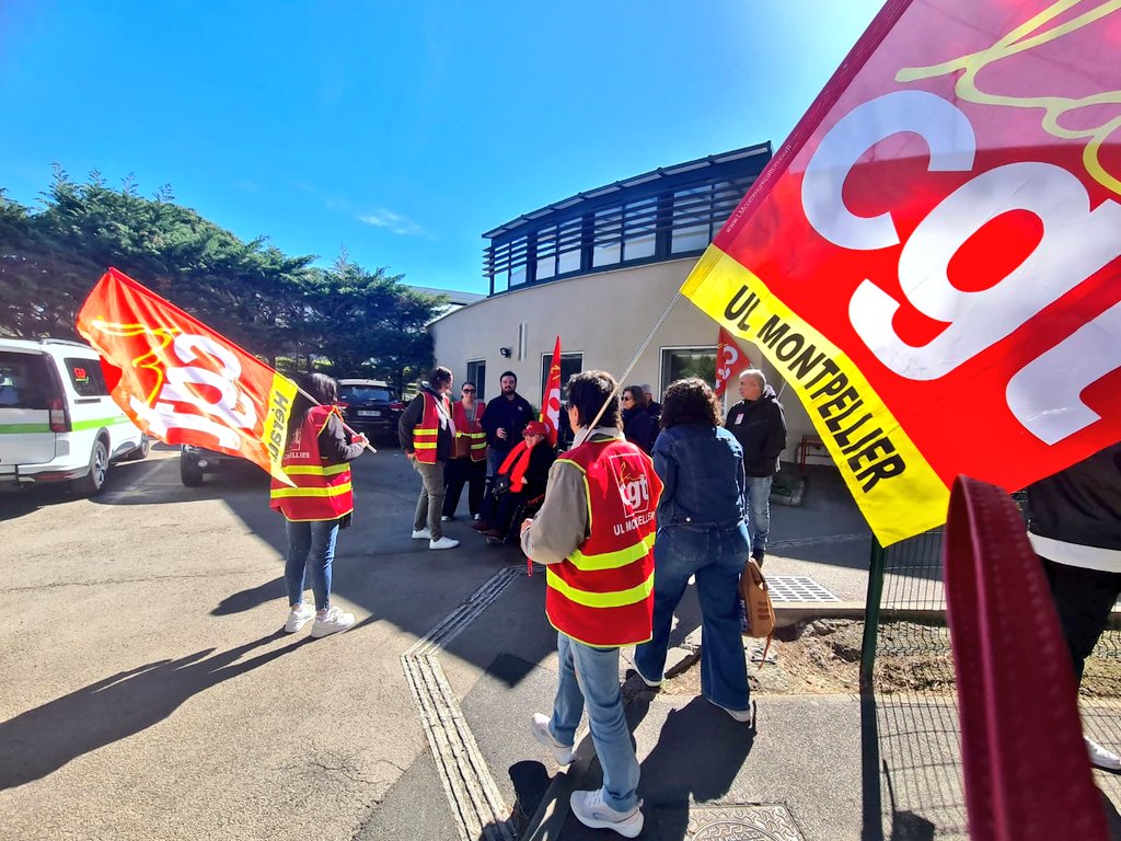 📢 : #Grève illimitée a été lancée ce vendredi 18 avril 2025 sur le site du Groupement d’insertion des personnes handicapées physiques #GIHP Occitanie-LR- à #Montpellier la #CGTGHIP dénonce une dégradation des conditions de travail !
<a href="/lacgtcommunique/">La CGT</a> <a href="/BinetSophie/">Sophie Binet</a>