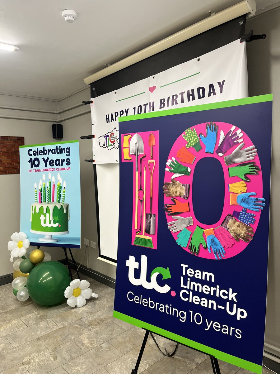TLC_Limerick's tweet photo. 10 years complete! 💚 #TLC10 https://t.co/HAV1w3A9nE