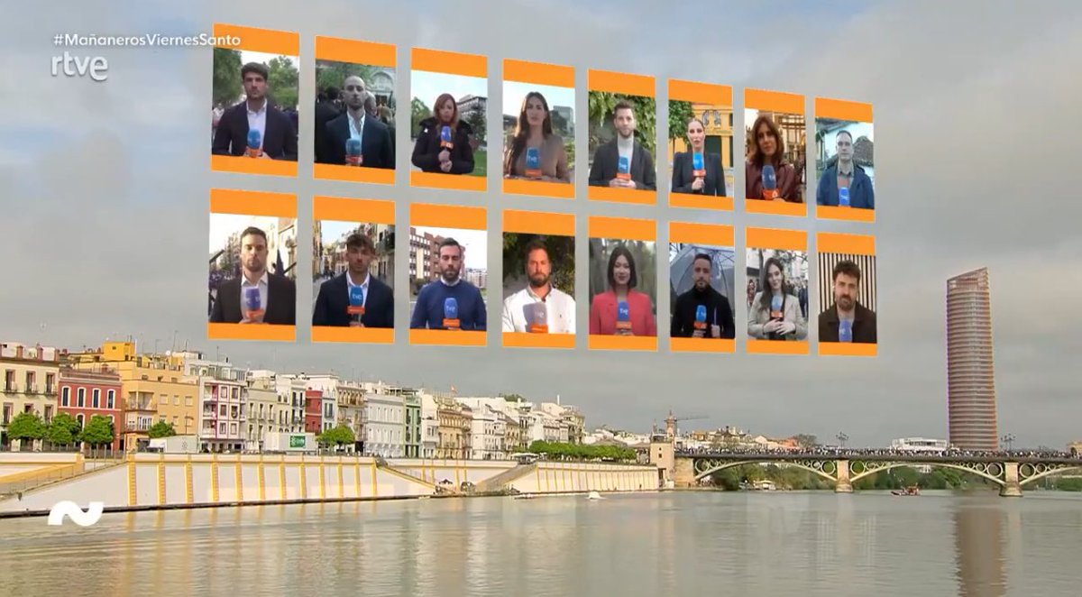 Este despliegue solo es posible en <a href="/rtve/">RTVE</a> #MañanerosViernesSanto <a href="/MananerosTVE/">Mañaneros 360</a>