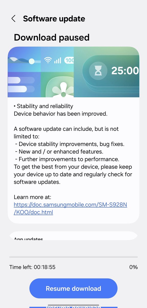 tichaclin's tweet photo. S24 Ultra Updated already? Has anyone also received this recent update on their S24 Ultra? Let me update and see what improvements it brings. Stay tuned guys!
Size: 452.09Mb
#GalaxyAI #Android15 #24ultra https://t.co/JlztmATpRH