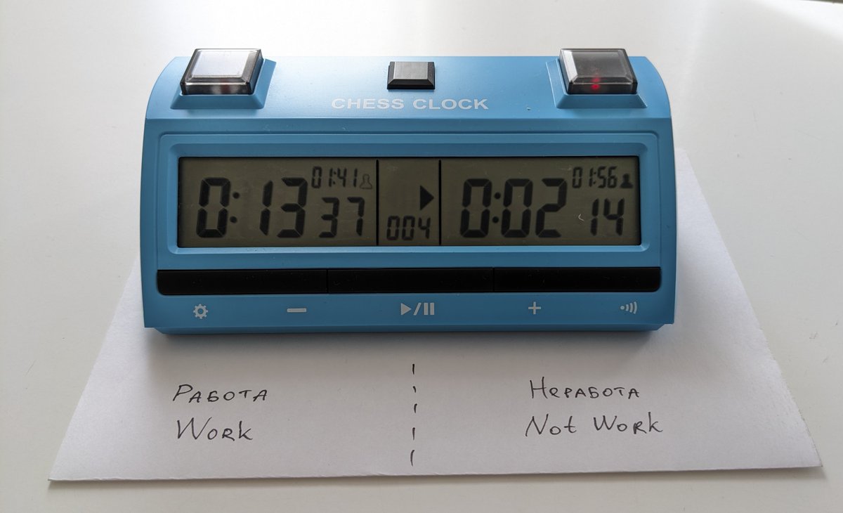 Lifehack ⏰

I simply use the chess clock for tracking my focused worktime everyday. Here my "Work" competes against "Not Work".

But the "Busy Bar" looks cool anyway 👍