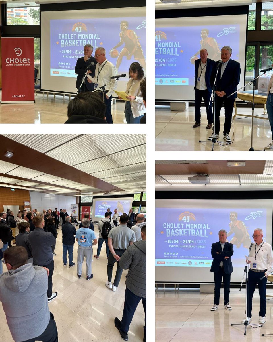 Cholet Mondial Basketball (@choletmondial) on Twitter photo Réception en cours des chefs de délégations à l'hotel de ville et d'agglomération de Cholet, la 41e édition est lancée ! Rendez-vous à 13h pour le début des matchs ! <a href="/choletagglo/">Cholet, Ville et Agglomération</a> Réception en cours des chefs de délégations à l'hotel de ville et d'agglomération de Cholet, la 41e édition est lancée ! Rendez-vous à 13h pour le début des matchs ! <a href="/choletagglo/">Cholet, Ville et Agglomération</a>
