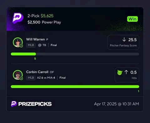 ALWAYS ACTIVE KEEP MESSAGING LET'S GO GREEN PLAYS ARE NOW OUT WHAT'S SO EVER BETTING SITE YOU'RE USING WE GOING GREEN AGAIN JOIN THE PREMIUM AND KEEP ADDING MORE FUNDS TO YOU'RE BANK ROLL
Tap the link to join my prizepicks 👇👇👇 
t.me/+ousODV1SmqIxN…