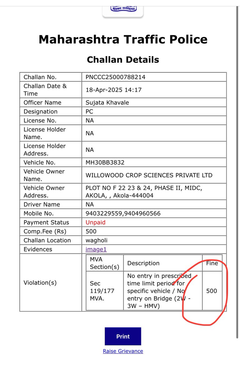 Ravi (@defencebrat) on Twitter photo <a href="/PuneCityTraffic/">पुणे शहर वाहतूक पोलीस</a> <a href="/CPPuneCity/">CP Pune City Police</a> Cost of my life is only Rs 500?
Let me remind you that she has been repeat offender and here are the fines as per new law. Kindly revise the challan
Penalty under Section 184 (Dangerous Driving):
•Fine: ₹5,000 (first offense)
•Fine: ₹10,000 (subsequent offenses)
•AND <a href="/PuneCityTraffic/">पुणे शहर वाहतूक पोलीस</a> <a href="/CPPuneCity/">CP Pune City Police</a> Cost of my life is only Rs 500?
Let me remind you that she has been repeat offender and here are the fines as per new law. Kindly revise the challan
Penalty under Section 184 (Dangerous Driving):
•Fine: ₹5,000 (first offense)
•Fine: ₹10,000 (subsequent offenses)
•AND