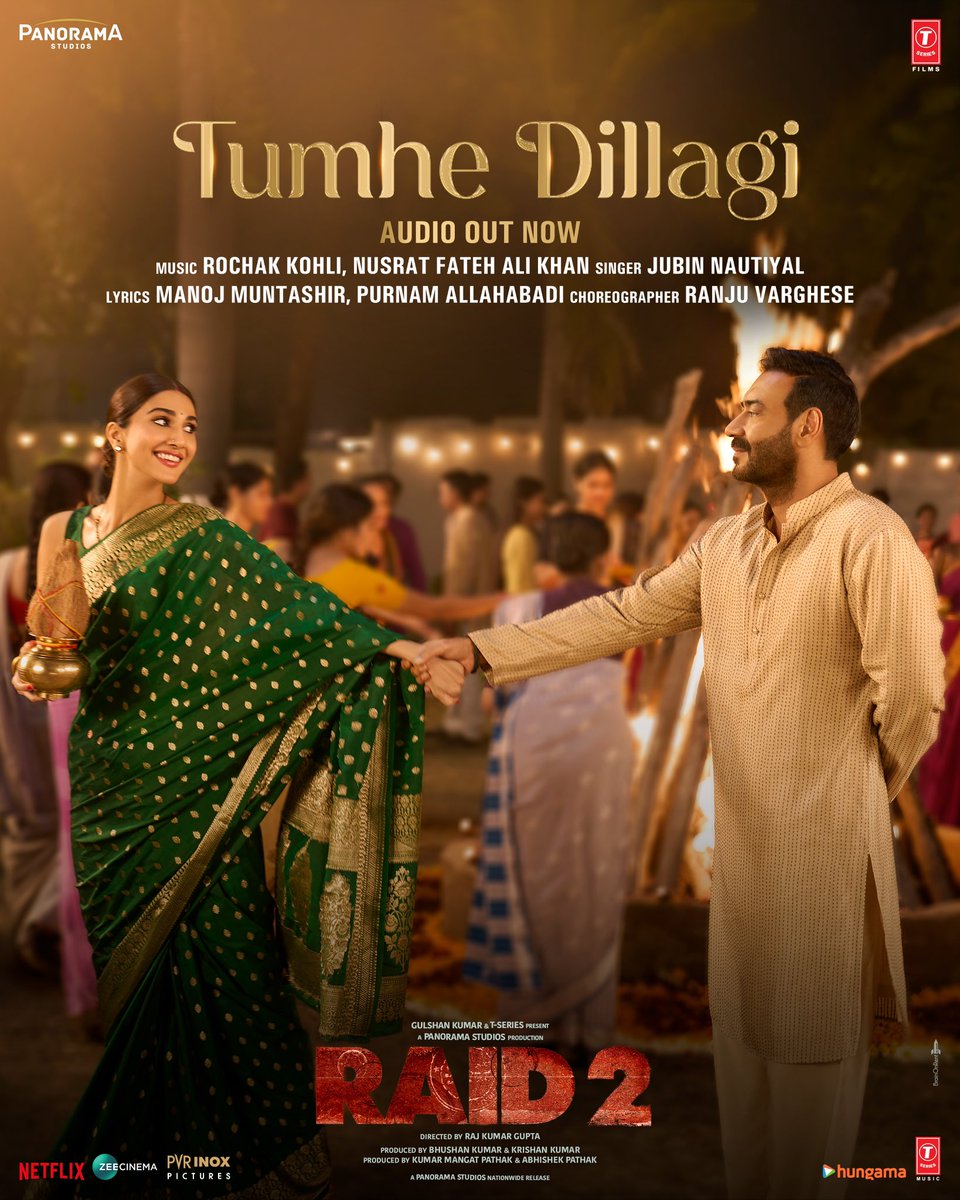 moviemanblogger's tweet photo. TUMHE DILLAGI AUDIO SONG FROM RAID 2 OUT NOW
#raid2 #vaanikapoor #RiteishDeshmukh #TamannahBhatia #yoyohoneysingh #vijayganguly #sunnydeol #aajkiraat #jaat #AjayDevgn #raid #7yearsofraid #moviemanblogger #amaypatnaik #rajkumargupta #IleanaDcruz #saurabhshukla
@moviemanblogger https://t.co/xSdPCAQxnD