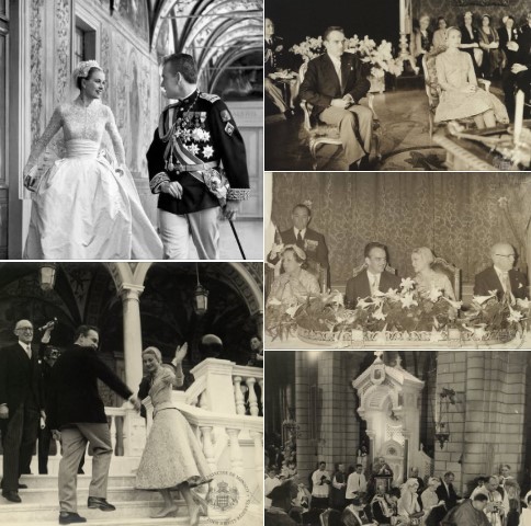Today we remember the wedding between Princess Grace &amp; Prince Rainier III of Monaco. Civil wedding 18th April 1956 followed on 19th the church wedding. Steps away from the cathedral where they married, visit: Princess Grace Irish Library to discover more pgil.mc