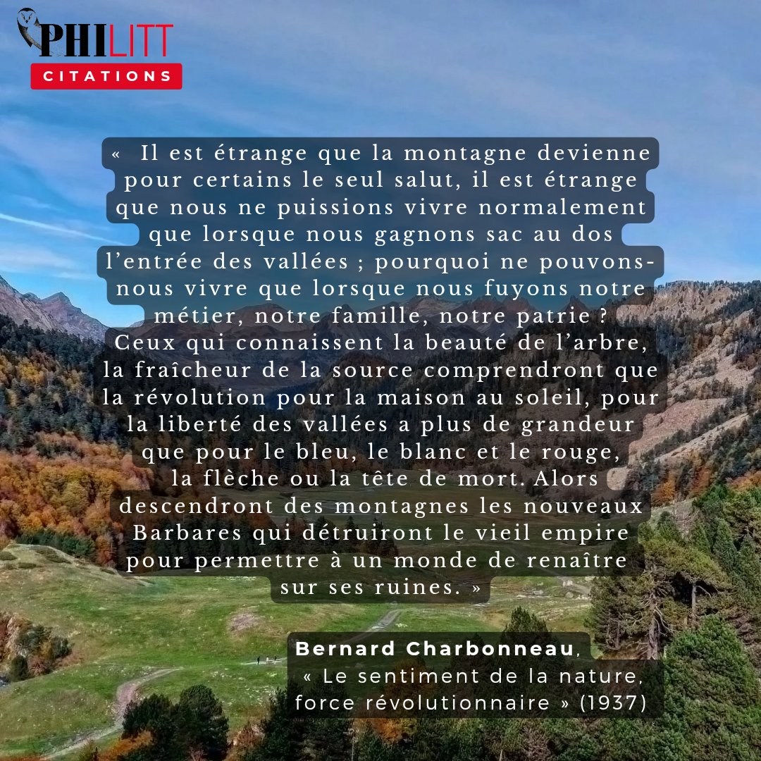 Les vallées plutôt que le bleu-blanc-rouge :

#citation #quote #Charbonneau #écologie #montagne #esprit #nation #nature
