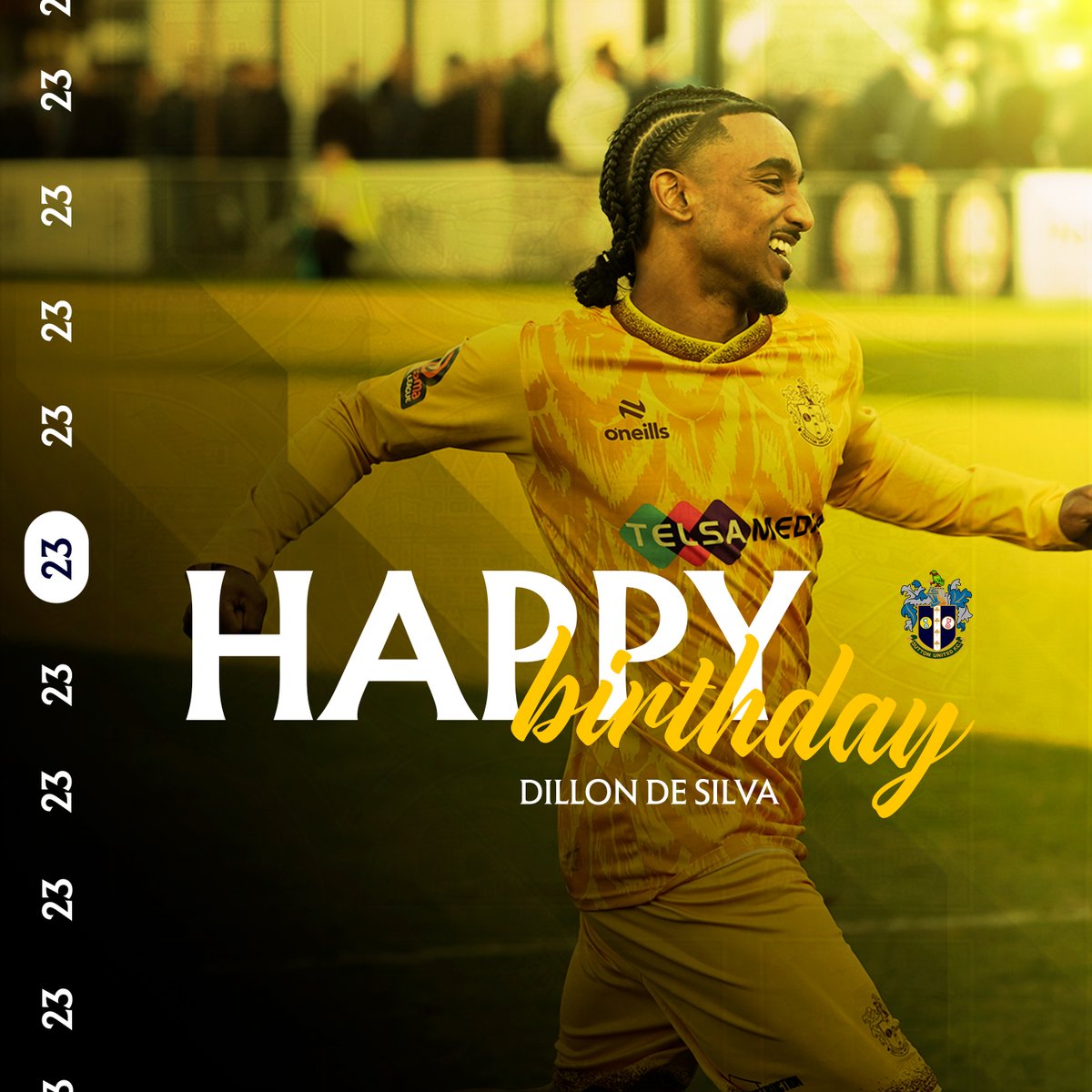 Starman 🇱🇰

Have a great day, <a href="/Dillon_DeSilva/">Dillon De Silva</a>! 🎂

#AmberArmy | #SuttonUnited | #ForeverAmber 💛