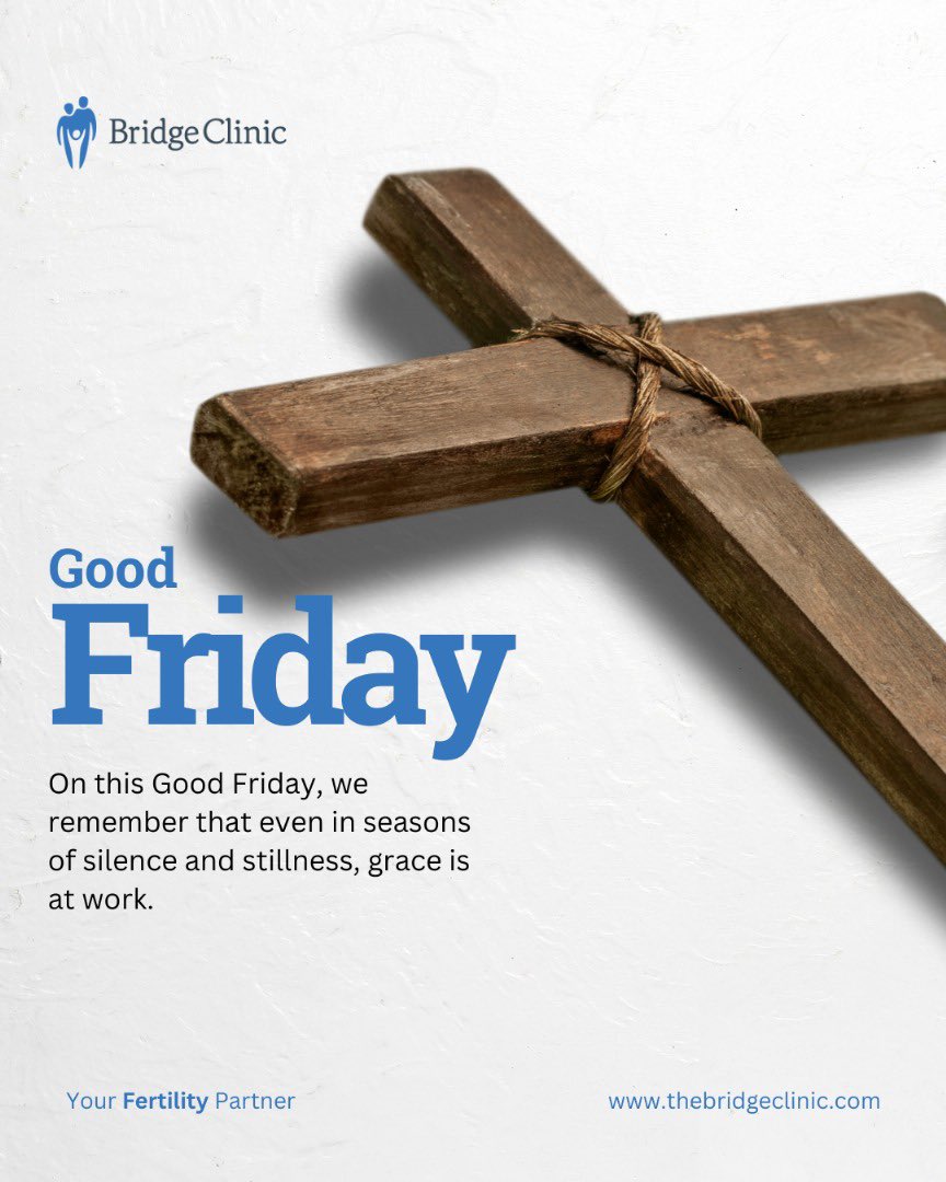 For many walking the road of fertility challenges, the journey can feel heavy — filled with silent prayers, quiet tears, and deep longing. But today reminds us that even in the darkest moments, love endures, grace is present, and hope is never truly lost.

#GoodFriday