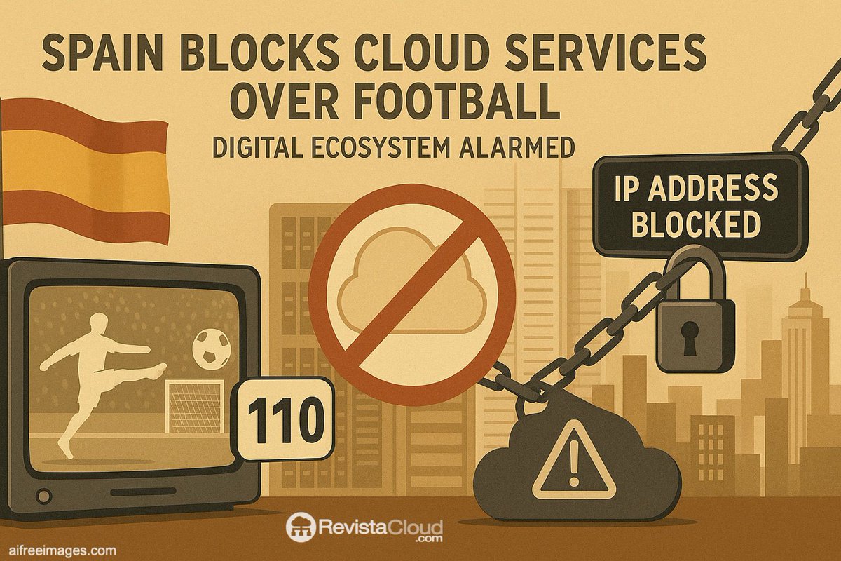 1/ En España se están bloqueando IPs completas de servicios como Vercel, Cloudflare, GitHub Pages y Quic cloud. No solo se afecta a webs piratas: también a negocios, apps y desarrolladores legítimos. ⚠️