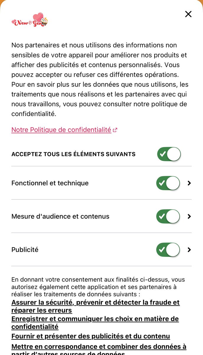 b_isc_uit's tweet photo. 📢 Solution problème PUB ✨
Si vous avez l’erreur du screen 1 dans les activités quotidiennes, il faut activer les publicités et tous les partenaires dans les paramètres > Gérer les autorisations (> Gérer les partenaires)
#ASEVENT https://t.co/alaehxvo09