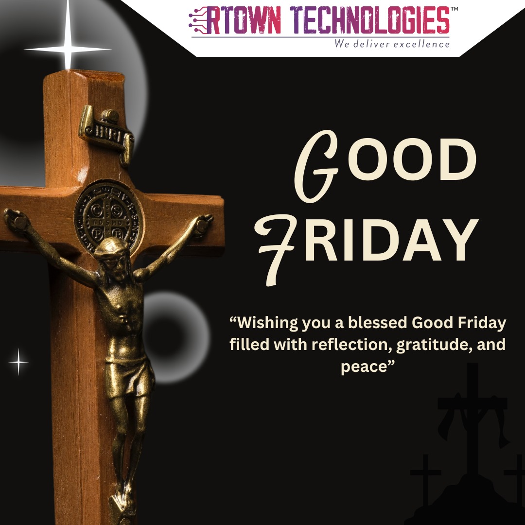 RtownT1463's tweet image. On this Good Friday, we take a moment to reflect on the power of compassion, humility, and love. May the day inspire peace in our hearts and purpose in our work.
🙏
#GoodFriday #RTownCares #HopeAndReflection #RTownTechnologies