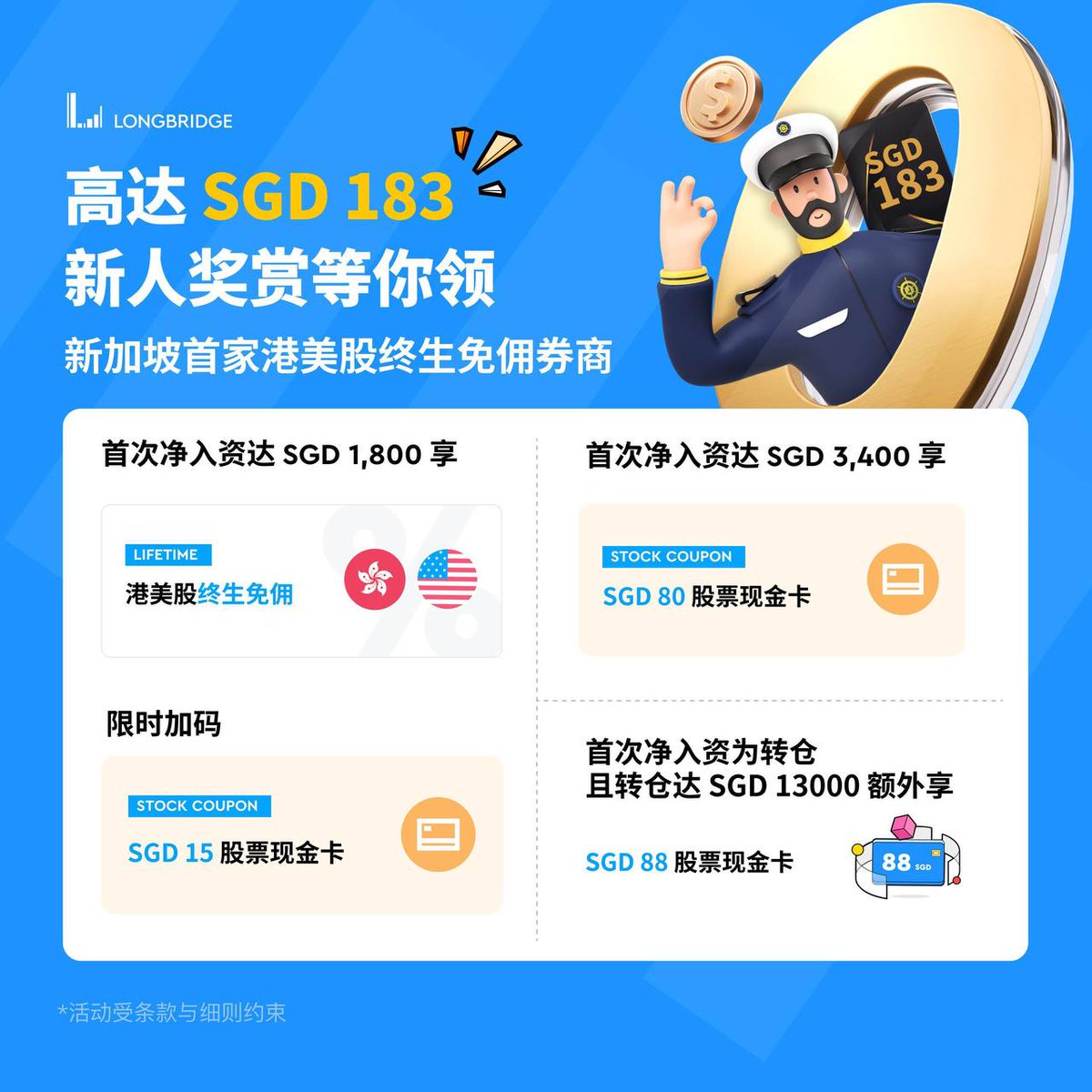 长桥新加坡可用身份证直接开户了，无需存量证明，抓紧上车吧！ 长桥新加坡的特色功能： 1. 可交易比特币ETF 2. 可Wise出入金3.  可与长桥香港资金划转