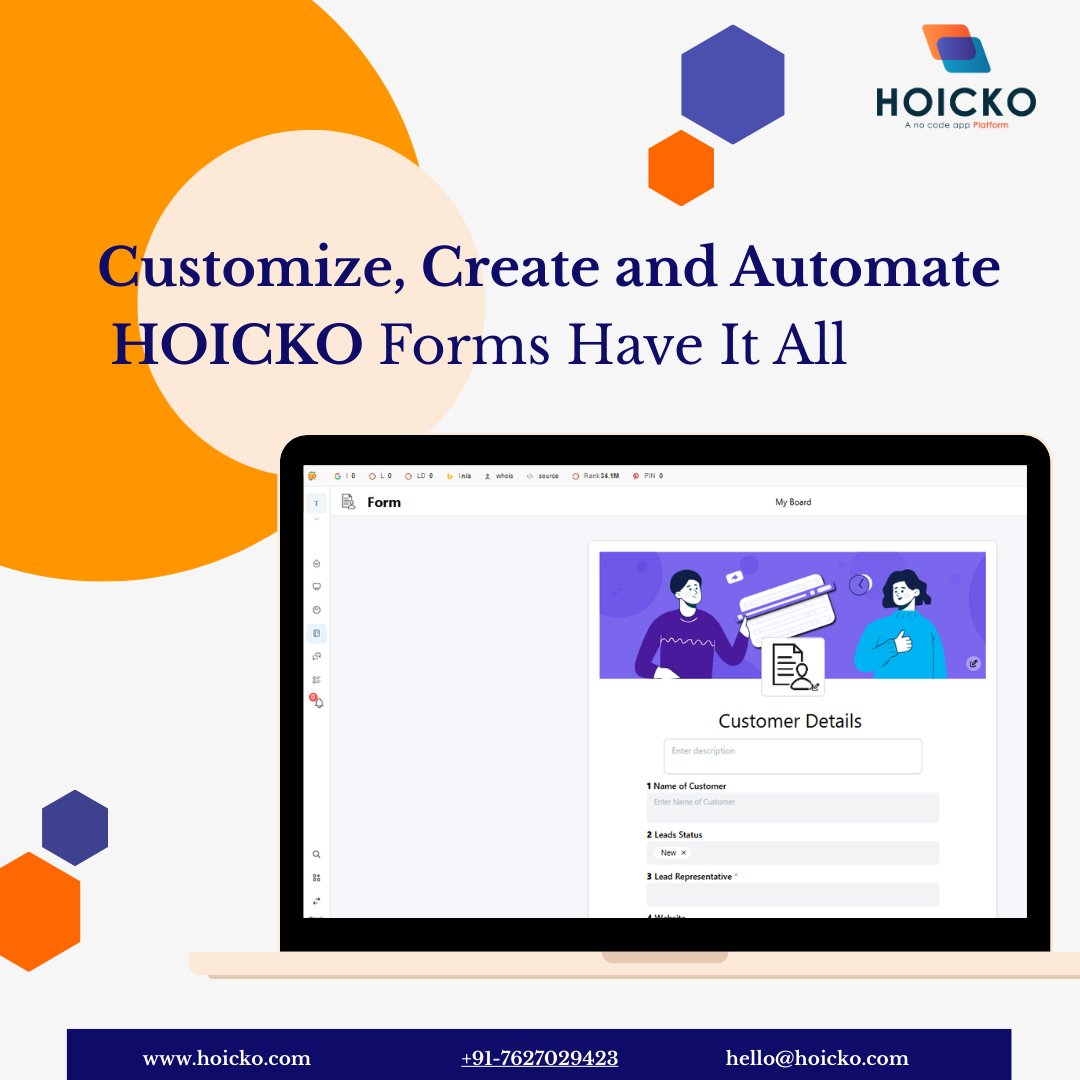 hoicko_official's tweet image. Say hello to smarter data collection with HOICKO Forms!
Create. Control. Convert. 🚀
✅ Drag &amp;amp; drop builder
✅ Conditional logic
✅ Instant notifications
✅ Seamless automation

Build your form now 👉 hoicko.com
#HOICKOForms #SmartForms #FormBuilder