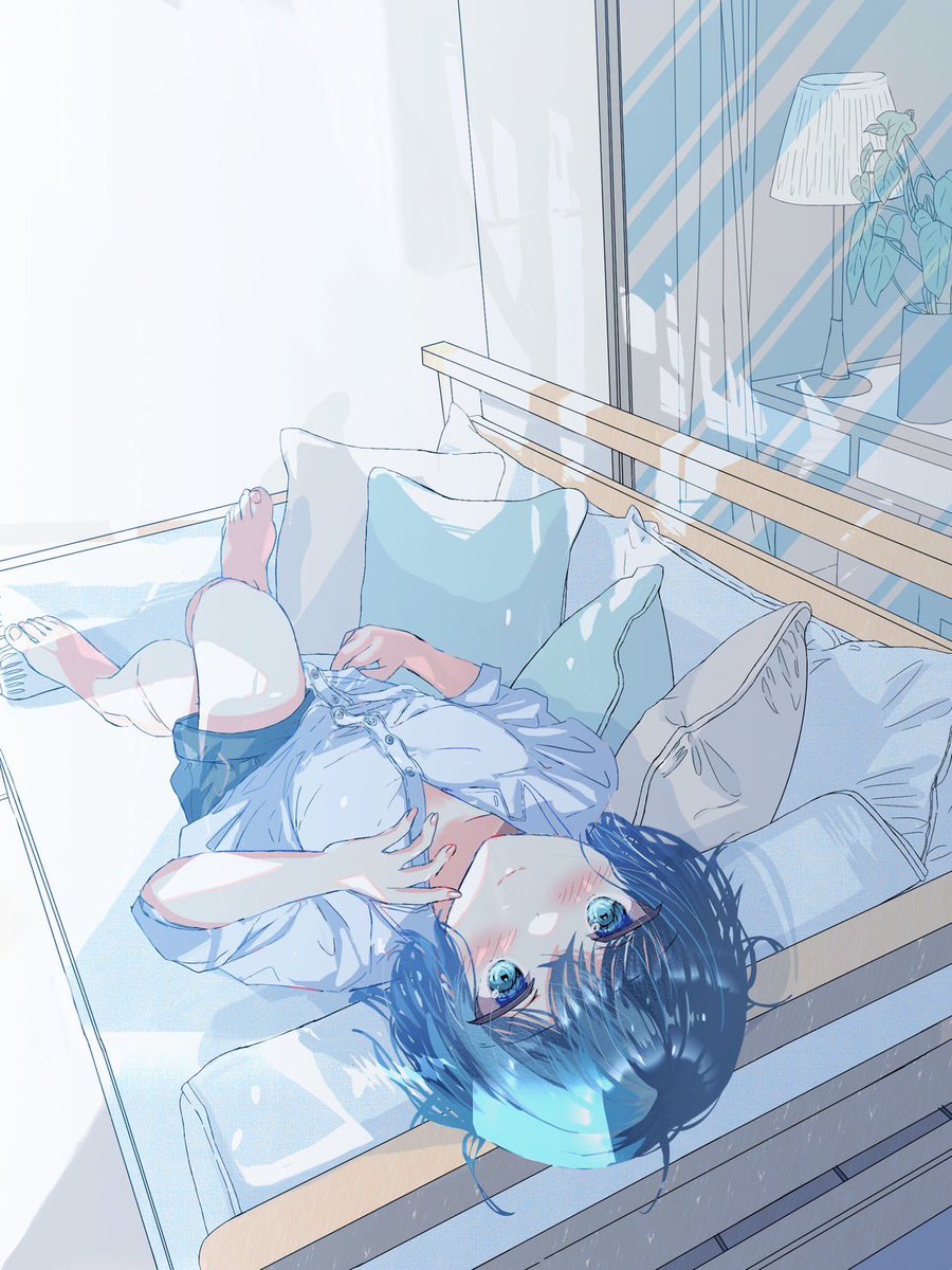 「みずいろ #オリジナル 」|あすは🍀お仕事募集中のイラスト