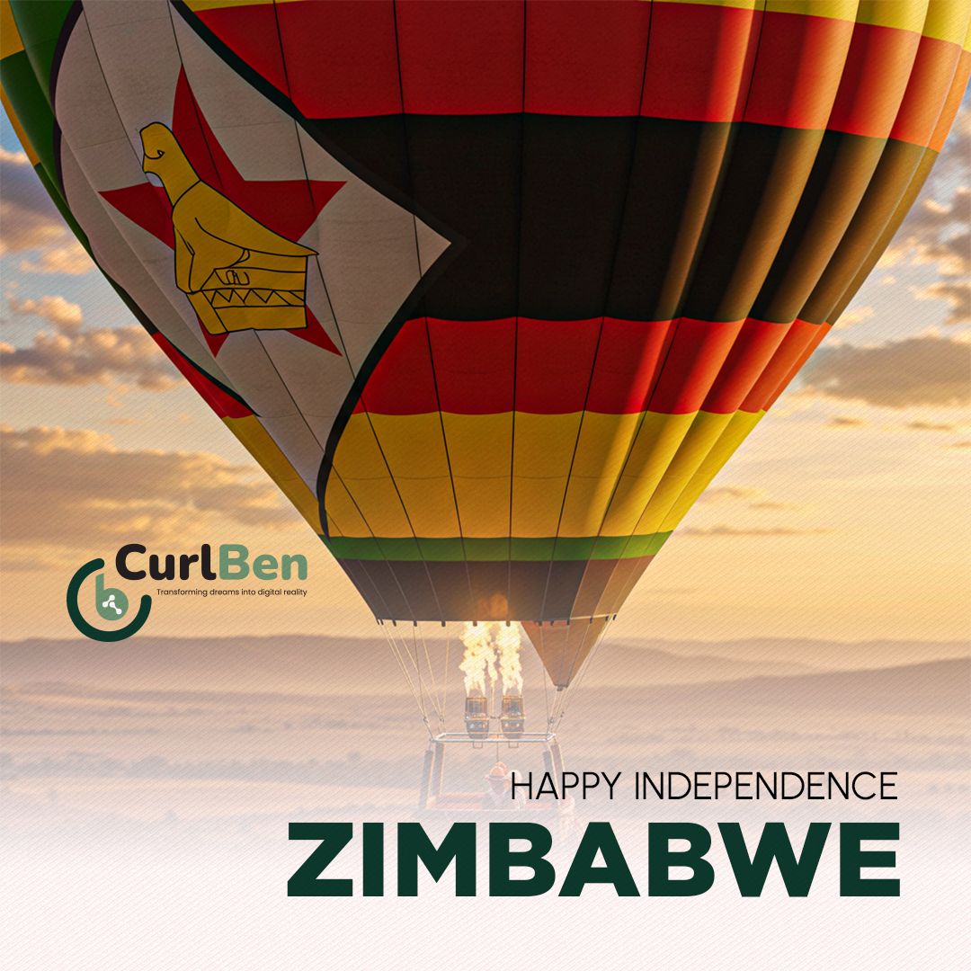 Like Zimbabwe's flag soaring high in this majestic balloon, our digital solutions elevate your business to new heights. Celebrating freedom, innovation and unlimited potential on this Independence Day. Transform your dreams into digital reality with CurlBen. 🇿🇼 #Zimbabwe