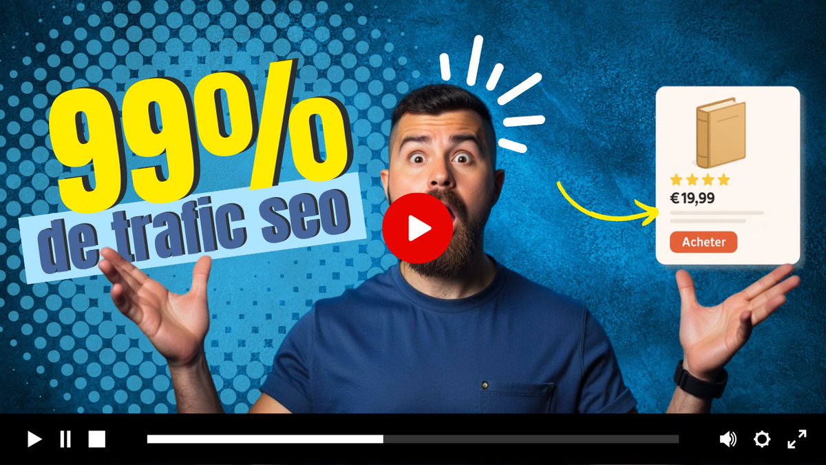 🔥 NOUVELLE VIDÉO 🔥

🚨 92% des e-commerçants ignorent une information clé sur le SEO de leurs fiches produits…
Et c’est peut-être votre cas 👀

🔗 La vidéo : f.mtr.cool/tcgeagpurg